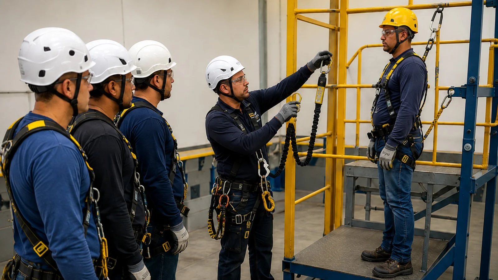 Turma em treinamento de Segurança do Trabalho conduzido pela LOFIT